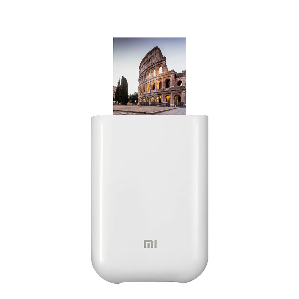XIAOMI Portable 3x6 Instant Photo Printer Print Pictures on Zink Sticky-Backed Paper from Your iOS & Android Device.