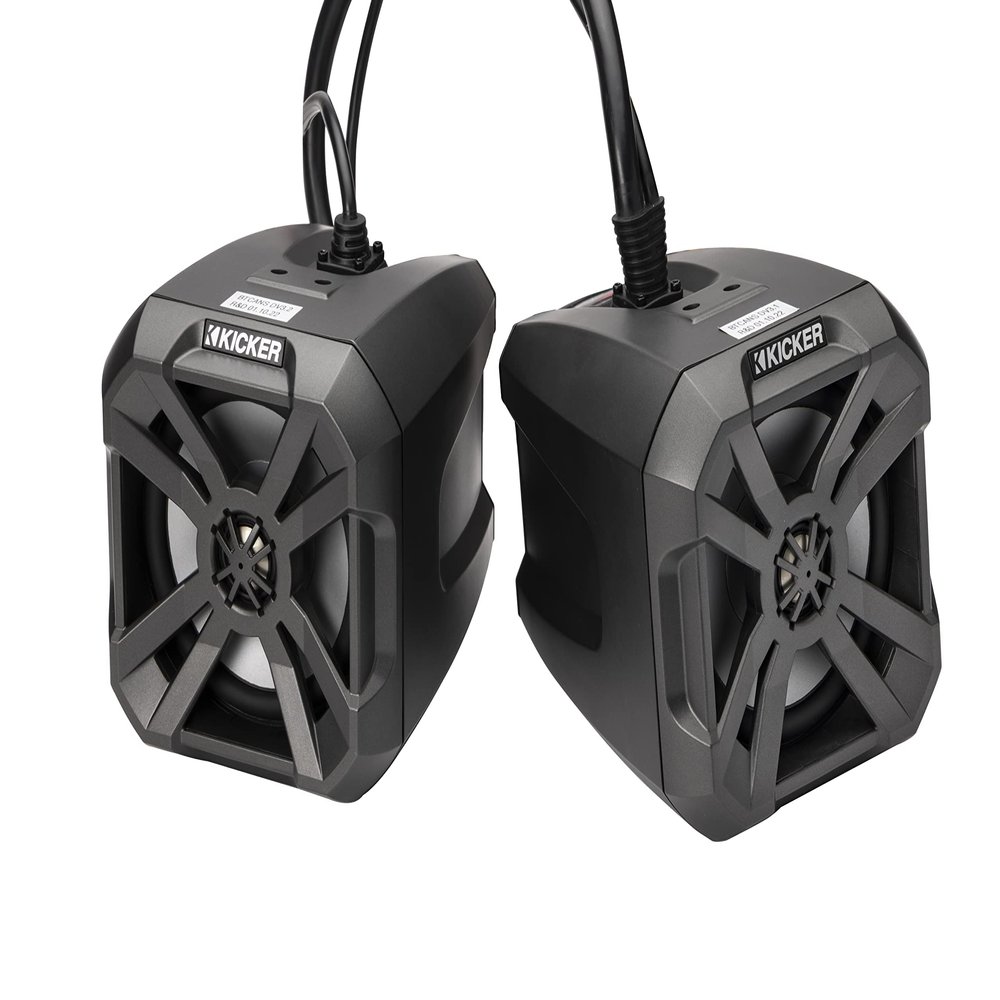 KICKER 48BTCAN65 - PowerCans 6.5" Bluetooth Speaker Pods, Pair