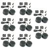 24 Pairs | Audiobank AB-204TW 7200 Watts Maximum Power Handling Car Audio Piezo Super Dome Tweeter 1 Inch High Power and Sensitivity Dome Surface Mounting Tweeter view 1