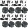 24 Pairs | Audiobank AB-204TW 7200 Watts Maximum Power Handling Car Audio Piezo Super Dome Tweeter 1 Inch High Power and Sensitivity Dome Surface Mounting Tweeter view 2