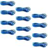 12 Pcs Audiobank LRC-17FT Premium 2 RCA to RCA Interconnect High-Fidelity HiFi Audio Cable 2 Male Connectors Wire 17 Feet Compatible with Most of Audio Devices view 1