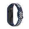 BabyValley Band Compatible with Samsung Galaxy Fit 2 Silicone Band Breathable Wristband Replacement Bracelet Strap Sport Band for Galaxy Fit 2 Fitness Tracker (Navy Blue+White) view 2