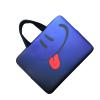 11" 11.6" 12" 12.1" 12.5" inch Laptop Carrying Bag Chromebook Case Notebook Ultrabook Bag Tablet Cover Neoprene Sleeve Fit Apple MacBook Air Samsung Google Acer HP DELL Lenovo Asus (Blue Tongue) view 3
