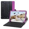 Bige for Galaxy Tab A7 10.4 inch 2020 Keyboard Case,PU Leather Cover with Romovable Wireless Keyboard for Samsung Galaxy Tab A7 10.4 inch 2020 (SM-T500 /T505 /T507) Tablet,Purple, 10001962-3 view 1