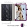 Bige for Galaxy Tab A7 10.4 inch 2020 Keyboard Case,PU Leather Cover with Romovable Wireless Keyboard for Samsung Galaxy Tab A7 10.4 inch 2020 (SM-T500 /T505 /T507) Tablet,Purple, 10001962-3 view 4