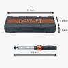 UNICHE Pro Tool 1/4 Inch Drive Click Bike Torque Wrench Set, 1-25 Nm(8.9-221.3 IN.LB), Torque Wrench Set with 15 Pcs Bit Sockets and Protective Case, For Bike, MTB, and Motorcycle Maintenance view 2