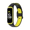 BabyValley Band Compatible with Samsung Galaxy Fit 2 Silicone Band Breathable Wristband Colorful Replacement Bracelet Strap Sport Band for Galaxy Fit 2 (Black+Yellow) view 1