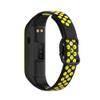 BabyValley Band Compatible with Samsung Galaxy Fit 2 Silicone Band Breathable Wristband Colorful Replacement Bracelet Strap Sport Band for Galaxy Fit 2 (Black+Yellow) view 2