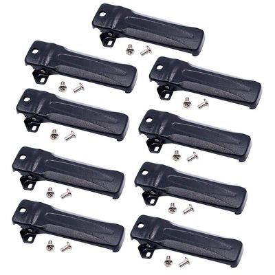 9-Pack KBH-10 Belt Clip Compatible with Kenwood Two-Way Radios TK260G TK272G TK290 TK388G TK2100 TK2118 TK3206 TK3207 NX240 NX340 | Includes Screws | Secure & Durable Radio Holster