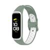 BabyValley Band Compatible with Samsung Galaxy Fit 2 Silicone Band Breathable Wristband Colorful Replacement Bracelet Strap Sport Band for Galaxy Fit 2 (Green+White) view 1