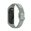 BabyValley Band Compatible with Samsung Galaxy Fit 2 Silicone Band Breathable Wristband Colorful Replacement Bracelet Strap Sport Band for Galaxy Fit 2 (Green+White) view 2