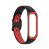 BabyValley Band Compatible with Samsung Galaxy Fit 2 Silicone Band Breathable Wristband Colorful Replacement Bracelet Strap Sport Band for Galaxy Fit 2 (Black+Red) view 3
