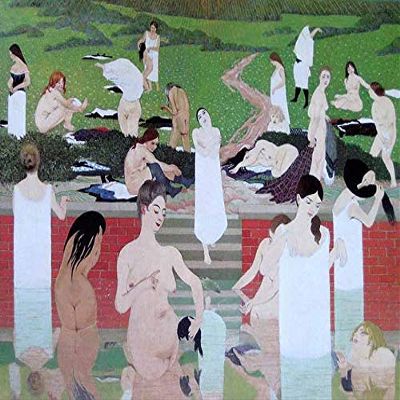 Flix Vallotton : Bathing on a Summer Evening : Archival Quality Art Print