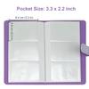 96 Pockets Mini Film Photo Album Book for Fujifilm Instax Mini LiPlay 9 8 7s 70 90 Link Instant Camera 3 Inch Polaroid Picture Name Card Holder (Purple) view 4