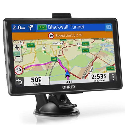 OHREX N800 GPS Navigator for Car with Bluetooth, 7 Truck GPS Commercial Drivers, 2026 Maps (Free Lifetime Updates), Semi Trucker GPS Navigation Systems, Custom Truck Routing