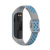 BabyValley Band Compatible with Samsung Galaxy Fit 2 Silicone Band Breathable Wristband Colorful Replacement Bracelet Strap Sport Band for Galaxy Fit 2 (Gray+Blue) view 2