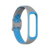 BabyValley Band Compatible with Samsung Galaxy Fit 2 Silicone Band Breathable Wristband Colorful Replacement Bracelet Strap Sport Band for Galaxy Fit 2 (Gray+Blue) view 3