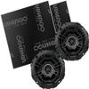 KICKER 4" DS 2-Way Speakers with Vixen Go Sound Deadener for Cars 80 mil, Butyl Rubber Deadening Material (2 Sheets, 1.3 sq ft Total) view 1