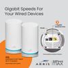 ARRIS Surfboard mAX W121 Tri-Band Mesh WiFi 6 System, AX6600 Speeds up to 6.6 Gbps, Coverage 5,500 sq ft, Alexa Support view 2