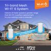 ARRIS Surfboard mAX W121 Tri-Band Mesh WiFi 6 System, AX6600 Speeds up to 6.6 Gbps, Coverage 5,500 sq ft, Alexa Support view 3