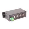 Coolgear 6 Port Managed USB 2.0 Hub with DIN-Rail Mount, Individual Port Control, and Surge Protection view 1