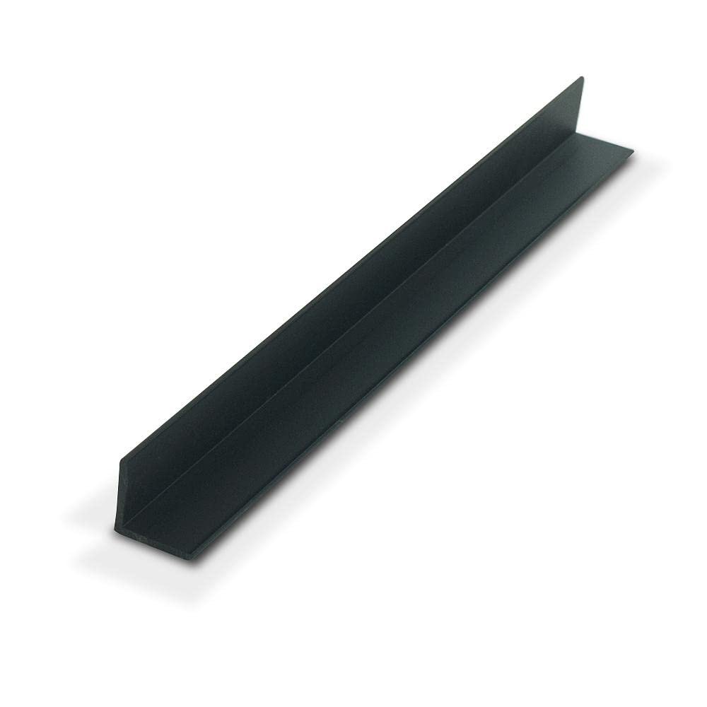 Outwater Plastics 1935-Bk Black 3/4 Inch X 3/4 Inch X 5/64 (.078) Inch Thick Styrene Plastic Even Leg Angle Moulding 72 Inch Lengths (Pack of 18 Pieces, 108 feet Total)