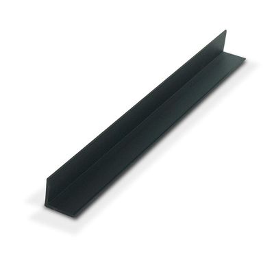 Outwater Plastics 1935-Bk Black 3/4'' X 3/4'' X 5/64'' (.078'') Thick Styrene Plastic Even Leg Angle Moulding 72 Inch Lengths (Pack of 10 Pieces, 60 feet Total)