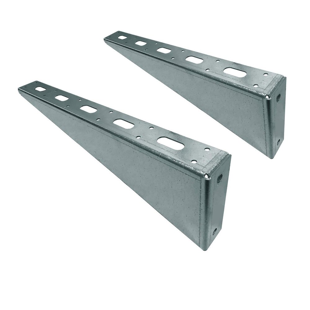 Container Modification World - 18 Galvanized Bolt-On Shelving Brackets for Shipping Containers (2 Pack)