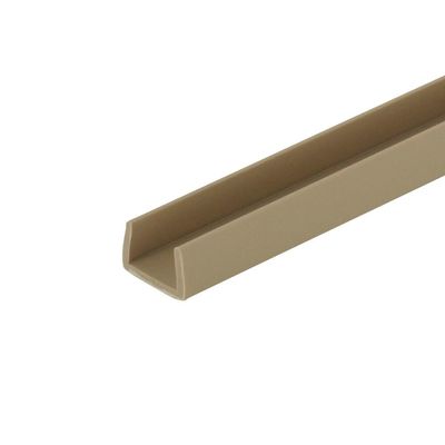 Outwater Plastics 383-BE Beige 3/8 Inch Styrene Plastic U Channel C Channel 72 Inch Lengths (Pack of 18 Pieces, 108 feet Total)