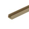 Outwater Plastics 383-BE Beige 3/8 Inch Styrene Plastic U Channel C Channel 72 Inch Lengths (Pack of 18 Pieces, 108 feet Total) view 1