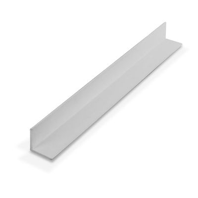 Outwater Plastics 1935-Wh White 3/4'' X 3/4'' X 5/64'' (.078'') Thick Styrene Plastic Even Leg Angle Moulding 72 Inch Lengths (Pack of 10 Pieces, 60 feet Total)