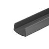 Outwater Plastics Silver 3/4'' Rigid Vinyl Plastic U-Channel/C-Channel 72 Inch Lengths (Pack of 10 Pieces, 60 feet Total) view 1