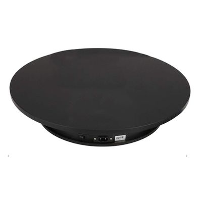 LINGOSHUN Electric Rotating Turntable,360 Panoramic Shooting,Smooth Rotation,Low Noise,Rotating Display Stand,for Shoes,Bags,Cosmetics,Boxes/Black / 35 cm Dameter