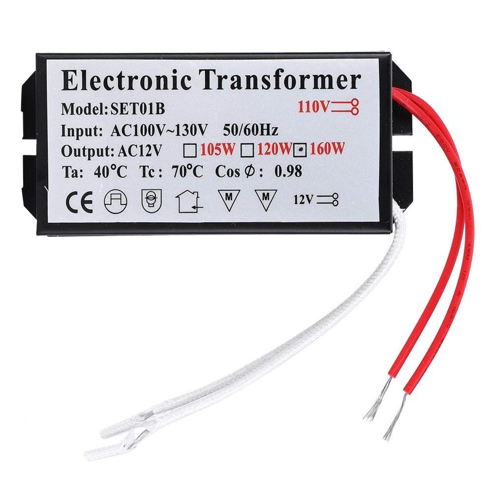 110V to 12V Electronic Transformer Voltage Converter Smart Power Supply Driver for Household Electronic Devices Routers Speaker (160W) electronic transformer, 110v to 12v power Power Converters