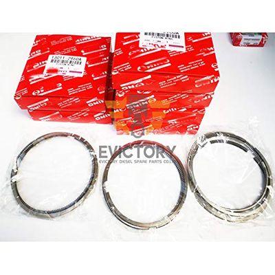 for Hino J08C-T J08CT J08Crebuild Overhaul kit Valve Guide Inlet Valve seat Outlet + Piston Ring Set