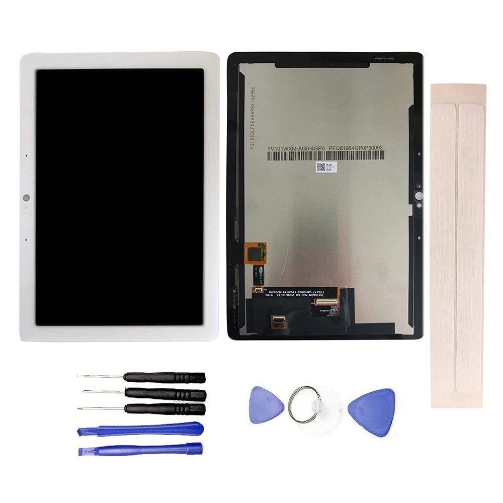 JayTong LCD Display & Replacement Touch Screen Digitizer Assembly with Free Tools for Goo-gle Nest Hub Max 10 White
