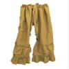 Andongnywell Women's Elastic Waist Casual Pants Drawstring Stretchy Loose Baggy Long Lounge Pants with Pockets Trousers (Yellow,Small) view 1