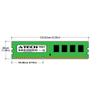 A-Tech 8GB RAM for Dell OptiPlex 7010 MT | DDR3 1600MHz PC3-12800 Non-ECC DIMM 2Rx8 1.5V Desktop Tower PC Single Memory Upgrade Module (Replacement for SNP66GKYC/8G, A6994446, 66GKY, 066GKY) view 3