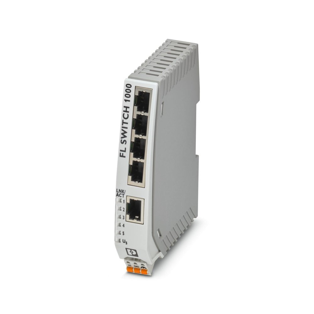 Phoenix Contact Fl Switch 1005N, Narrow Ethernet Switch, 1085039 Fl Switch 1005N