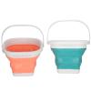 Water Pot, 2pcs Portable Multi Purpose Bucket Portable Paint Brush Washer Cleaner Multi Purpose Brush Washing BucketPaint Buckets view 2