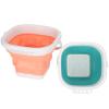 Water Pot, 2pcs Portable Multi Purpose Bucket Portable Paint Brush Washer Cleaner Multi Purpose Brush Washing BucketPaint Buckets view 4