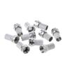 sara-u 10 Pcs 75-5 F Connector Screw On Type Compatible for RG6 Satellite TV Antenna Coaxial Cable Twist-on view 1