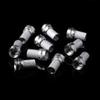 sara-u 10 Pcs 75-5 F Connector Screw On Type Compatible for RG6 Satellite TV Antenna Coaxial Cable Twist-on view 2
