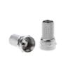 sara-u 10 Pcs 75-5 F Connector Screw On Type Compatible for RG6 Satellite TV Antenna Coaxial Cable Twist-on view 4