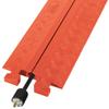 Checkers 3 ft.L x 14-1/4"W x 3" T Shaped Cable Protector, Orange - CP1X225-GP-O view 1