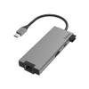 Hama USB-C Multiport, 5 Ports, HDMI+LAN view 1