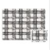 FloorPops FPF3751 Sawyer Plaid Interlocking Floor Tiles, Black view 1