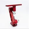 BalZout Red Powder Coated 6" Bullet Base Aluminum Mount Fits Garmin Hummingbird Lowrance LGBB6-RD view 1