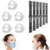 CAIGE Mask Extenders Strap Ear Savers 6 Gears Adjustable Masks Extension Hook,3D Mask Bracket Internal Support Holder Frame Silicone Reusable for Medical Face Mask,Disposable Face Mask (Set of 6) view 1