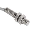 AECO Magnetic Reed Sensor, 8 mm Diameter, Nickel-Plated Brass, 20 mm Sensing Distance, N.O. Output, 2 Meter cableSMC000004 view 1